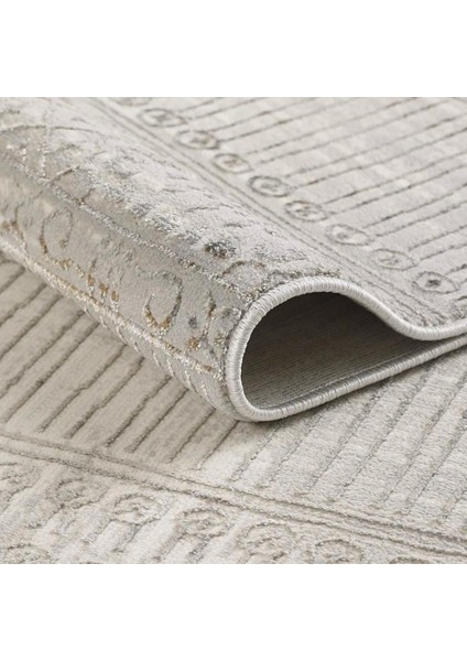 London Ribbon Tozumaz Antialerjik Halı - Gri - 120X180 cm modelleri
