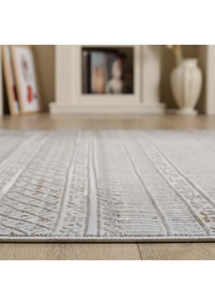 London Ribbon Tozumaz Antialerjik Halı - Gri - 120X180 cm fırsatları