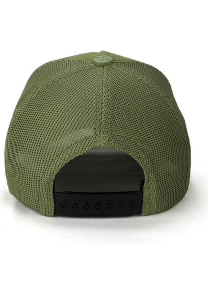 Kids Panda Logolu Yeşil Çocuk Trucker Şapka indirimleri