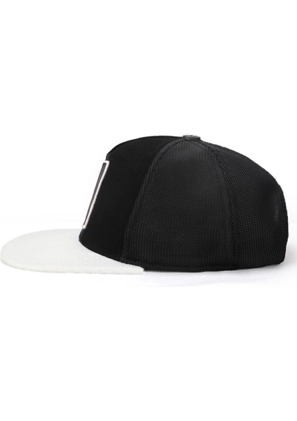 Hip Hop Kids Aslan Logolu Beyaz-Siyah Çocuk Trucker Şapka fırsatları