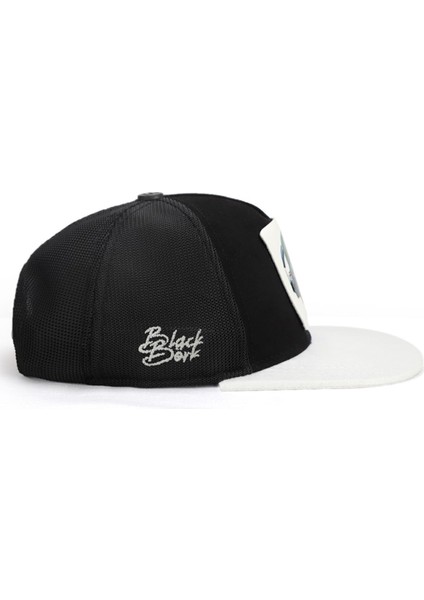 Hip Hop Kids Ayı Logolu Beyaz-Siyah Çocuk Trucker Şapka fiyatları