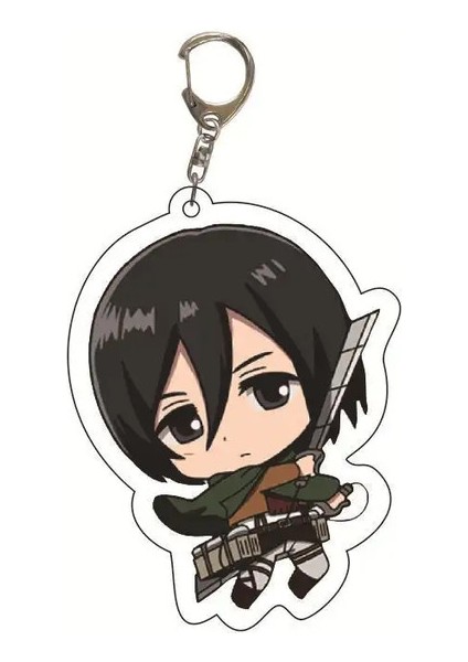 Titan Anime Saldırısı Kadınlar Için Anahtar Keychain Erkekler Figür Ana Zincir Yüzük Takı Öğrenci Okul Çantası Kolye Sıcak Ana Zincir Hediye Renk: Stil 2/boyut: 55MM (Yurt Dışından)