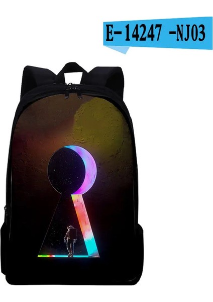 Trendy Popüler Lil Uzi Vert Defter Defteri Sırt Çantaları Öğrenci Okul Çantaları 3D Baskı Oxford Su Geçirmez Erkekler/kız Dizüstü Bilgisayar Sırt Çantaları Renk: 3D (Yurt Dışından)