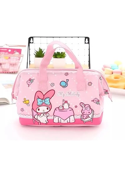 Anime Sanrio Hello Kitty Öğle Yemeği Çantası Moda Kadınlar Için Oxford Bez Yalıtım Çantaları Su Geçirmez Açık Termal El Çantası Piknik Bagsheight: 24X14X18CM/RENK: A4 (Yurt Dışından)