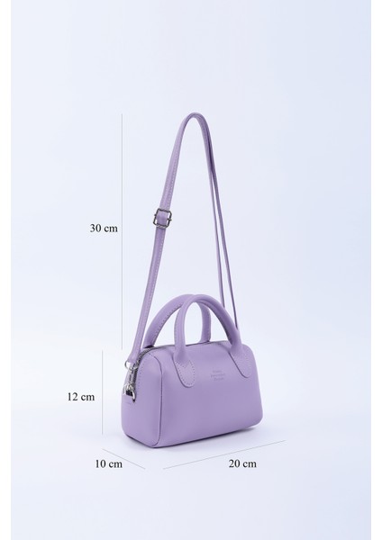 Lila SHK184 Suni Deri ,fermuarlı Tek Bölmeli ,askılı El, Kol ve Omuz Çantası fiyatları