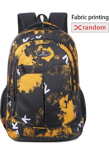 Su Geçirmez Erkek Sırt Çantası Çalışması 15.6 Inç Dizüstü Bilgisayarı Erkekler Iş Dünyası Sırt Çantası Üniversite Okul Sırt Çantası Erkek ve Kız Okulu Backpac Renk: Sarı (Yurt Dışından)