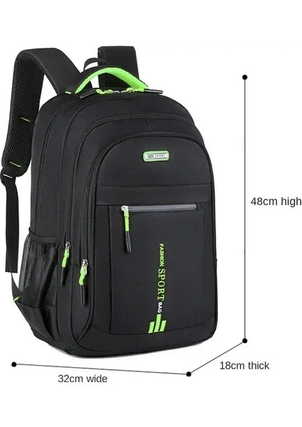 Erkekler Sırt Çantası Oxford Business Bilgisayar Torbası Su Geçirmez Backpack Bacesur Seyahat Sırt Çantası Lise Öğrenci Mancolor Için Sırt Çantası: Orange-A (Yurt Dışından)