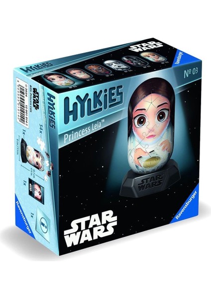 010142 Hylkies Star Wars - Prenses Leia 54 Parça Puzzle - No:03 modelleri