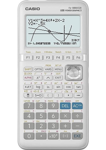 FX-9860GIII-S-DT Grafik Çizen Bilimsel Hesap Makinesi