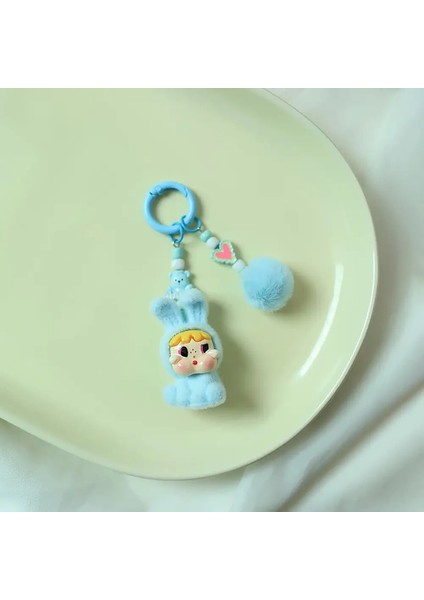 Yeni Çizgi Film Crybaby Keychain Sevimli Flocked Flocked Fabric Bebek Çanta Tahalet Aksesuarları Araba Anahtar Zinciri Moda Hediyesi A37COLOR: A37-1 (Yurt Dışından)