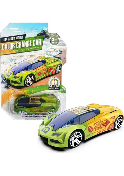 Alaşım Araba Model Oyuncaklar Çocuklar Için 1:64 Sıcaklığa Duyarlı Renk Değiştiren Mini Yarış Araba Ataleti Arabalar Boy Doğum Günü Hediyesi Renk: F (Yurt Dışından)