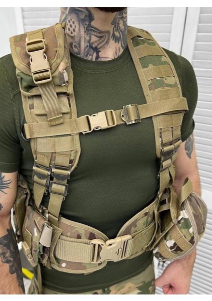 Çeçen Yeleği Arkası Çantalı