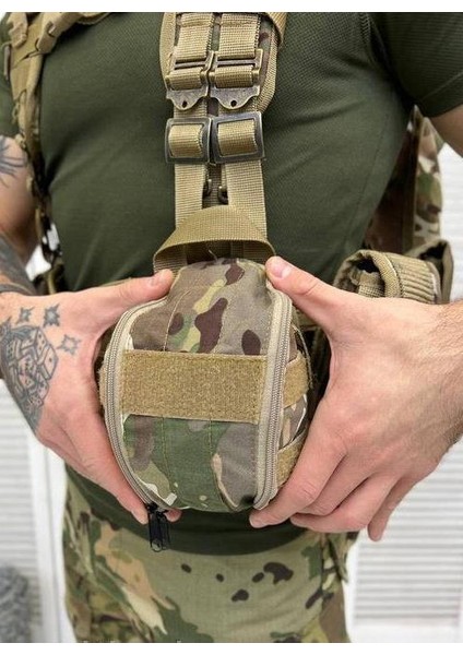 Çeçen Yeleği Arkası Çantalı