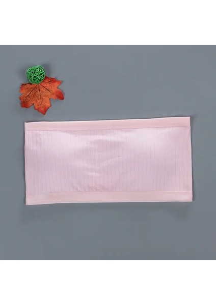 Bandeau Kız Askısız Pamuk Taban Şal Sandık Ekler Yaz Ter Emici Sütyen Ortaokul Öğrencileri Iç Çamaşırı: Pembe/çocuk Boyutu: 29-50KG (Yurt Dışından)