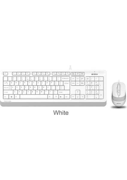A4 Tech F1010 Q Usb Beyaz Fn-Mm Klv+Optik Mouse Set fiyatları