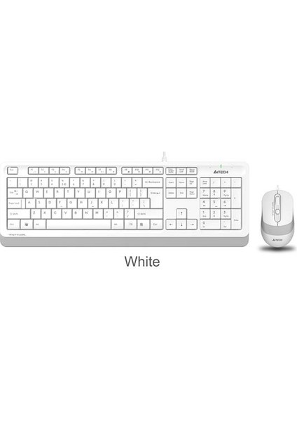 A4 Tech F1010 Q Usb Beyaz Fn-Mm Klv+Optik Mouse Set fırsatları