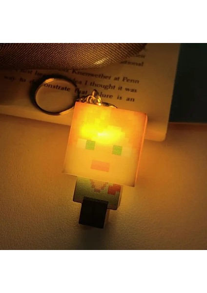 LED Keychaın ​​doğum Günü Konukları Dünya Keychains Hediyeleri Oyun Hediyesi Küp Aydınlık Anahtarlık Çantası Kolye Çocuklar Için Araba Anahtarlama Hediyesi: S8 (Yurt Dışından)