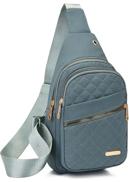 Hafif Konforlu Kapitone Crossbody Göğüs Çantası, Günlük Kullanım Için Mükemmel, Rahat Geziler Seyahat Kadınlar Askı Omuz Çantası Rengi: Yeşil (Yurt Dışından)