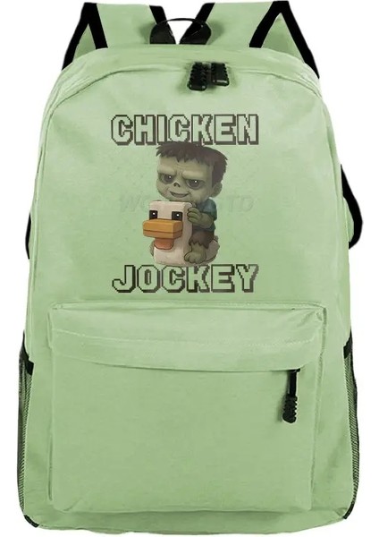 Yeni Tavuk Jokey Erkek Kadınlar Shouder Sırt Çantası Komik Karikatür Oyunu Tavuk Jokey Omuzları Çanta Anime Okul Çantaları Erkekler Renk: 6 (Yurt Dışından)