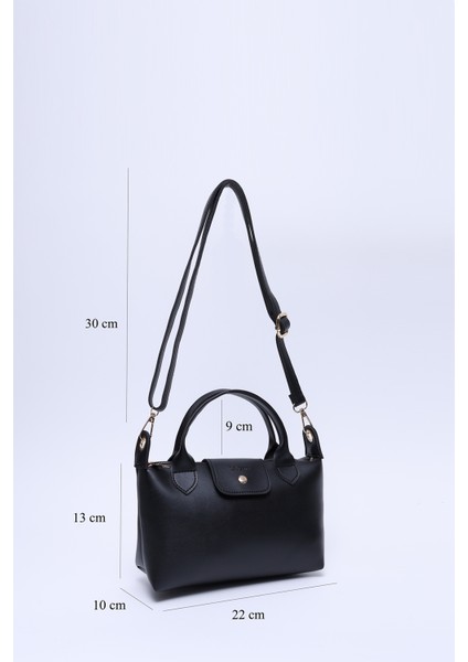 Siyah SHK135 Suni Deri, Tek Bölmeli, Çift Askılı El, Kol ve Çapraz Omuz Çantası fiyatları