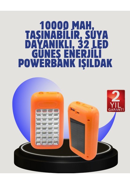 Gold Silver GS-875 Kamp ve Acil Durum Işıldaklı Powerbank
