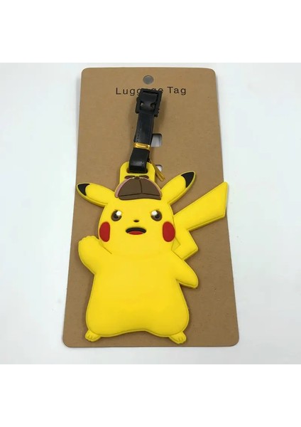 Sıcak Pokemon Karikatür Seyahat Bagaj Etiketi Kawaii Pikachu Silika Jel Bavul Kimliği Addres Tutucu Sevimli Yatılı Bagaj Etiketi Etiketçilik: Kabishou (Yurt Dışından)