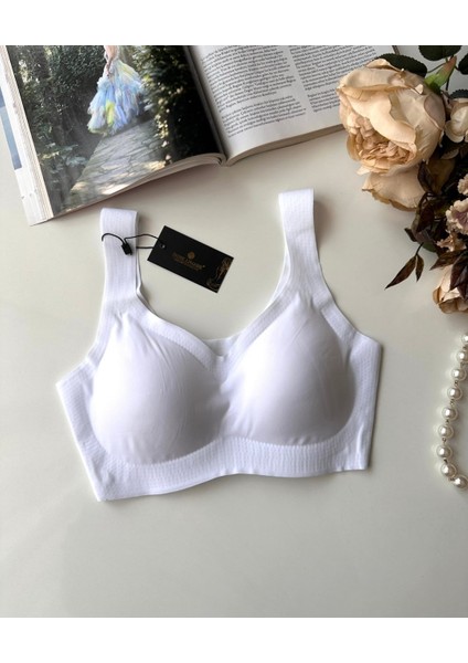 Intive Balensiz Dikişsiz Push-Up Çıkarılabilir Padli Invisible (Görünmez) Bralet - Ithal Bra