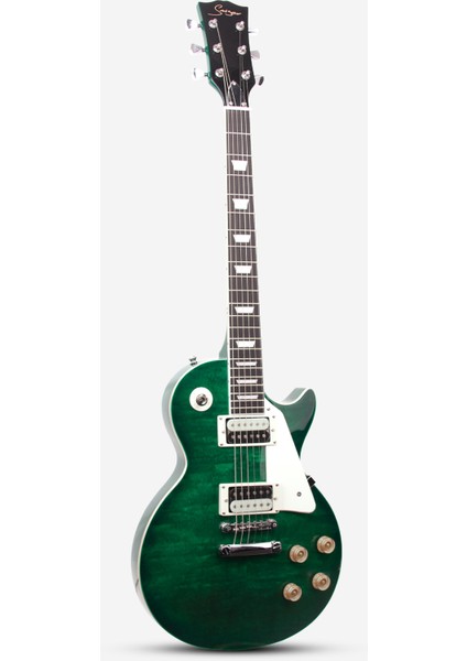 Les Paul Elektro Gitar L-G9-P1 gr