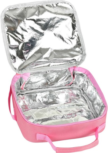 Pembe Kore Kawaii Tarzı Isı Yalıtımlı Termoslu Aksesuarlı Beslenme Çantası -25601 fiyatları