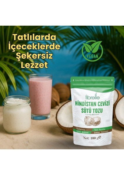 Hindistan Cevizi Sütü Tozu 100GR fırsatları