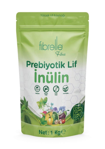 Prebiyotik Lif 1 Kg. Fibrelle Doğal Inülin Hindibağ