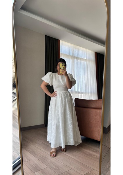 Sırt Detaylı Arkası Bağlamalı Fisto Elbise fiyatları