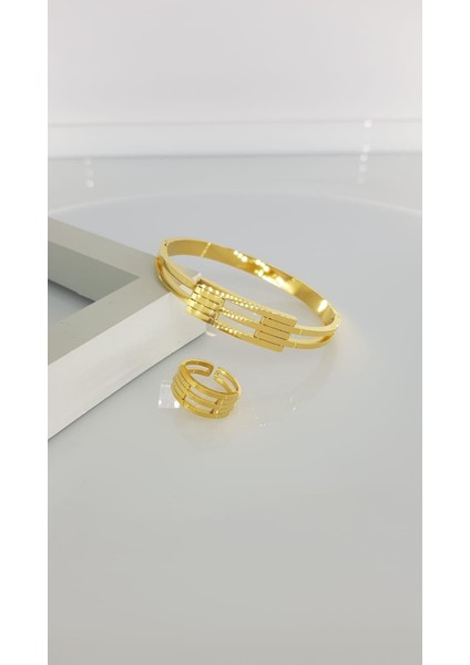 Kaburga Çelik Kelepçe Yüzük 320