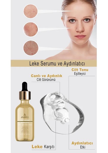 Jadell Niacinamide, Hyaluronic Acid Canlandırıcı Alkol, Paraben Içermeyen Leke Karşıtı Serum 30 ml indirimleri
