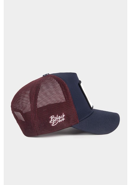 Made In 1987 Logolu Lacivert-Bordo Trucker Şapka fiyatları