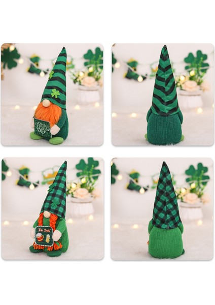 Aziz Patrick Günü Gnome Dekorasyonu, Irlanda Leprikonu Isveç Nisse Tomte Ev Masaüstü Için Iskandinav Süsleri, B (Yurt Dışından) fırsatları