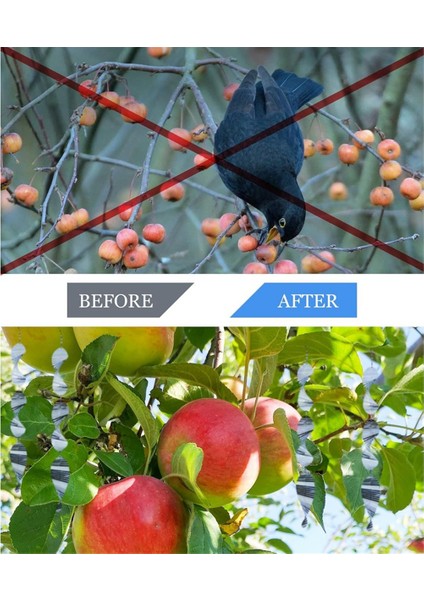 4set Metal Kuş Korkutma Diskleri Kuş Reflektörlü Parlak Rüzgar Döndürücüler, Açık Hava Ev Bahçe Dekorasyonu Asma (Yurt Dışından) indirimleri