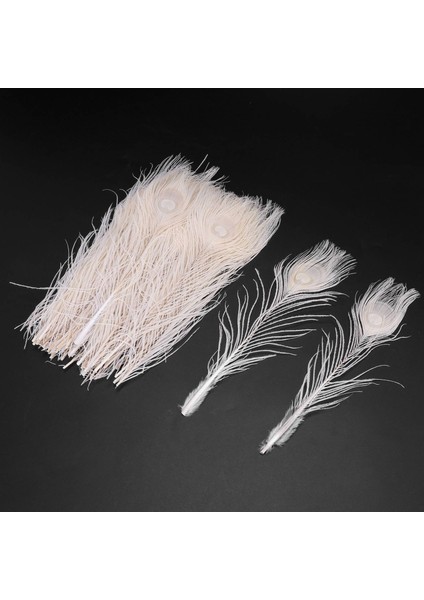 50 Pcs / Gözdeki Doğal Beyaz Tavuskuşu Tüyleri, Tavuskuşu Tüyü Düğün Dekorasyonunun 10 Ila 12 Inç (Yurt Dışından) fiyatları