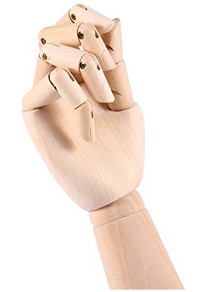 Ahşap Sanatçı Çizim Mankeni Mafsallı Manken Ahşap Esnek Parmaklar 10 Inç Sağ El (Yurt Dışından) indirimleri