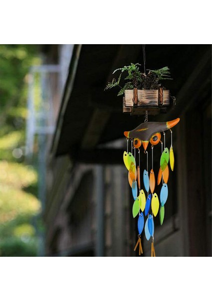 Baykuş Rüzgar Çanı, Demir Halk Sanatı Baykuş Modeli Tasarım Duvara Asılan Ev Sanat Dekoru Için Rüzgar Çanları, Güzel Apartman Odası (Yurt Dışından) fiyatları