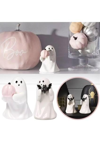 Küçük Korku Hayalet Heykeli, Cadılar Bayramı Hayalet Heykel Figürü, Sehpa Raf Raf Rafı Sergileme Koleksiyonluk Yarasa Hayalet (Yurt Dışından) fiyatları