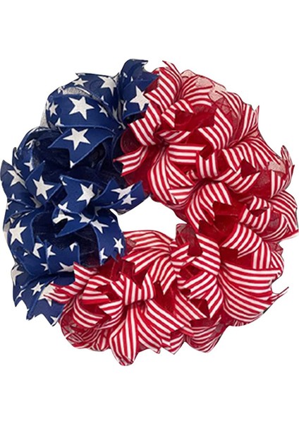 Yaz Vatanseverlik Bağımsızlık Günü Çelengi, Ön Kapı Için Anma Günü Çelenkleri, Hoş Geldiniz Tabelası Kapı Askıları 30CM (Yurt Dışından)