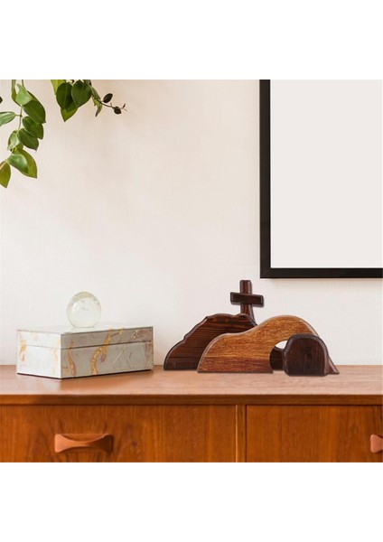 Boş Mezar Paskalya Sahnesi ve Haç, Ahşap Artı Kalın Paskalya Ev Figürü Süsü (Yurt Dışından) fiyatları