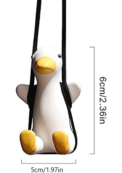 Sallanan Ördek Asılı Süsleme, Araba Dikiz Aynası Üzerinde Sevimli Salıncak Ördek Kolye, Salıncak Ördek Dekoru, Salıncak Ördek, Tip A (Yurt Dışından) modelleri