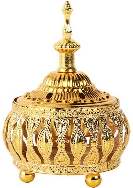 Vintage Lotus Geri Akış Duman Aroması Tütsü Brülör Tutucu Buhurdan Koni Çubuk Dekor -A (Yurt Dışından)