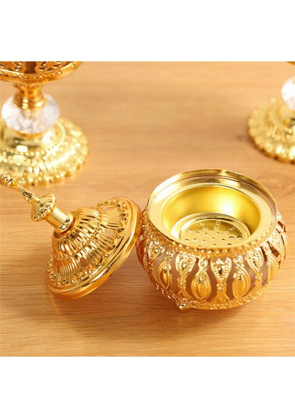 Vintage Lotus Geri Akış Duman Aroması Tütsü Brülör Tutucu Buhurdan Koni Çubuk Dekor -A (Yurt Dışından) indirimleri