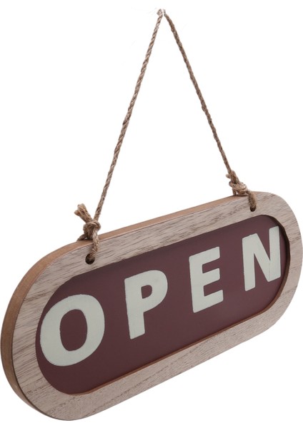 Çift Taraflı Kulüp Kapalı Iş Duyuru Çubuğu Modern Duvar Açık Kapalı Ev Ahşap Dekorasyon Asılı Tabela Mağaza Sanat (Yurt Dışından) fırsatları