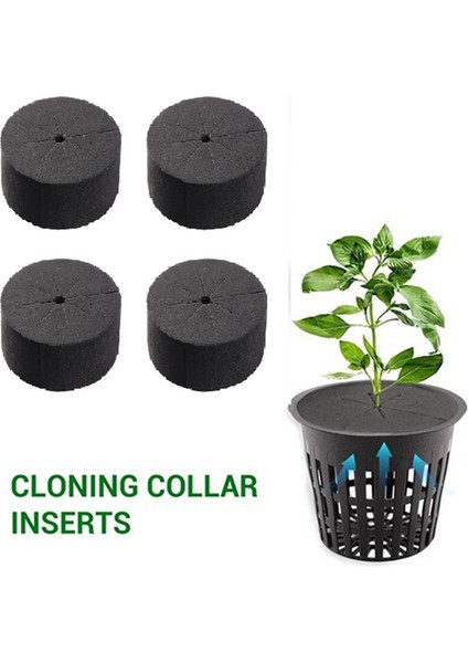 40 Adet Bahçe Klon Yakaları Neopren Ekler Sünger Blok 2 Inçlik Ağ Saksılar Hidroponik Sistemler ve Klonlama Makineleri Için (Yurt Dışından) modelleri