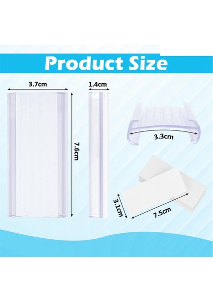 100 Kağıt Eklemeli 100 Adet Tel Raf Etiket Tutucu, Tel Etiket Tutucu Plastik Raf Etiketleri Uyumlu 1-1/4 Inç Raflar (Yurt Dışından) fiyatları