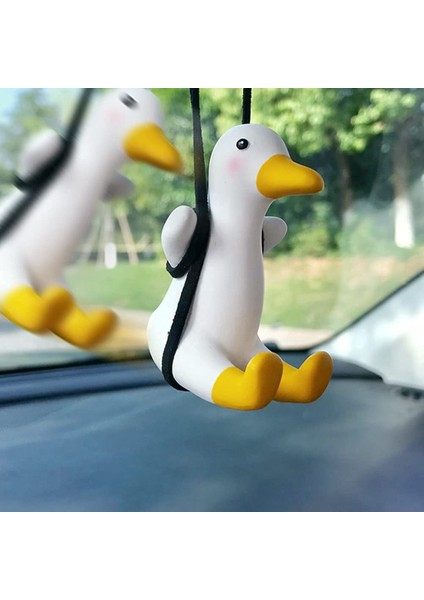 Sallanan Ördek Asılı Süsleme, Araba Dikiz Aynası Üzerinde Sevimli Salıncak Ördek Kolye, Salıncak Ördek Dekoru, Salıncak Ördek, Tip A (Yurt Dışından) indirimleri